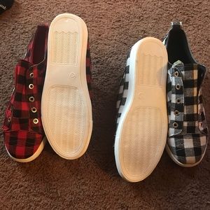 Plaid shoes
